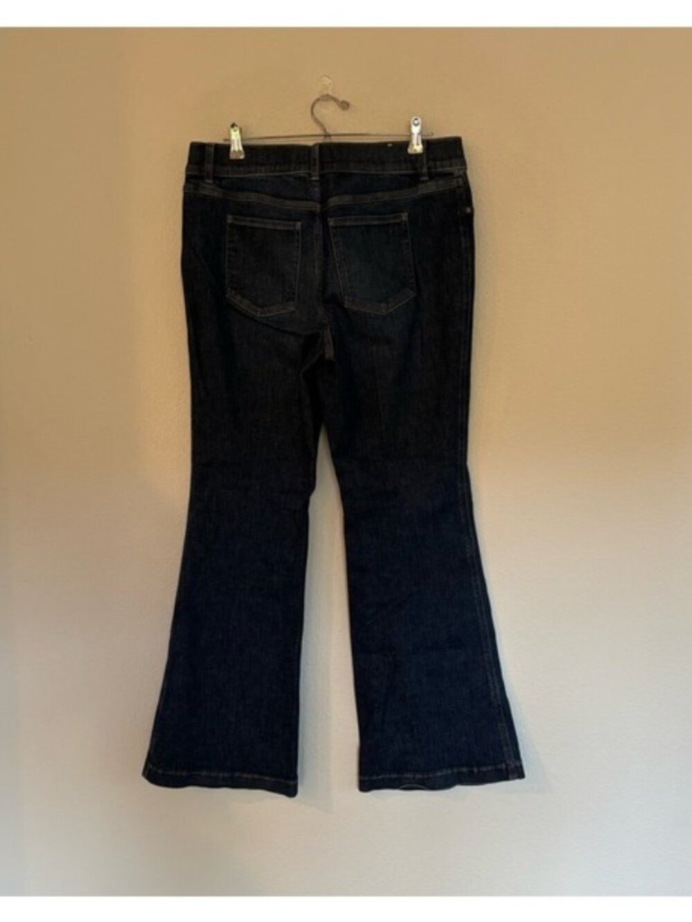 SPANX Flare Jeans in Authentic Blue Style 21164Q Size XL - Picture 5 of 7